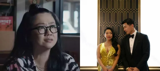 Queer actresses Sherry Cola and Stephanie Hsu.